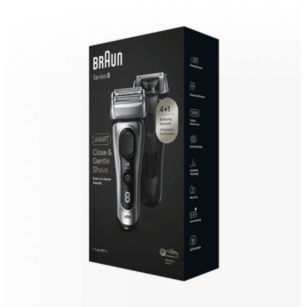 Braun Series 8 8517s Trimmer – Silver – TechOutlet