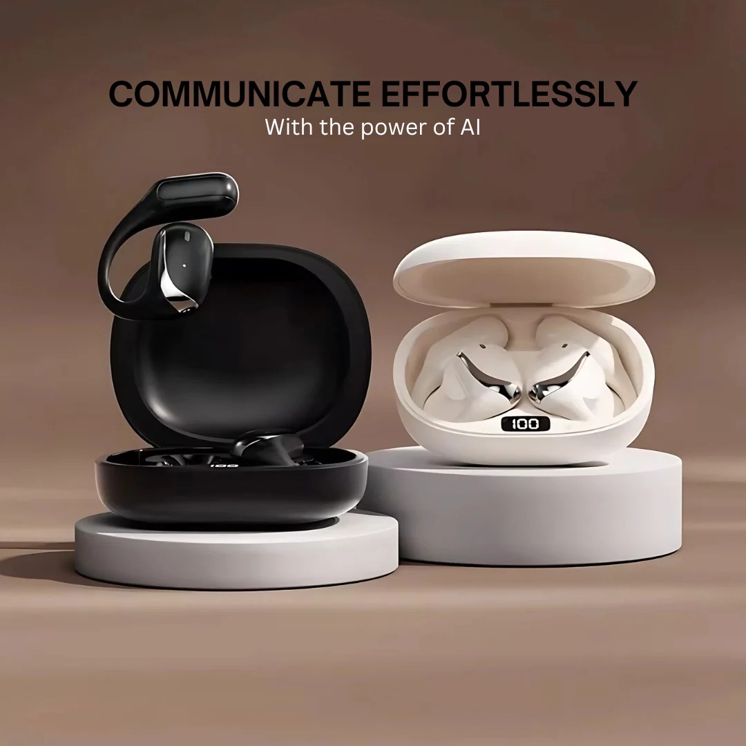 TalkFlow Pro - 3-in-1 AI Translator Earbuds