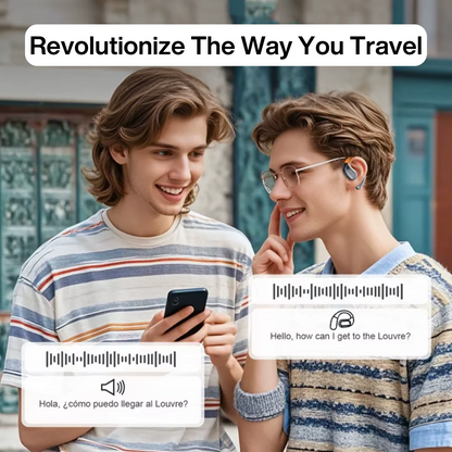 TalkFlow Pro - 3-in-1 AI Translator Earbuds