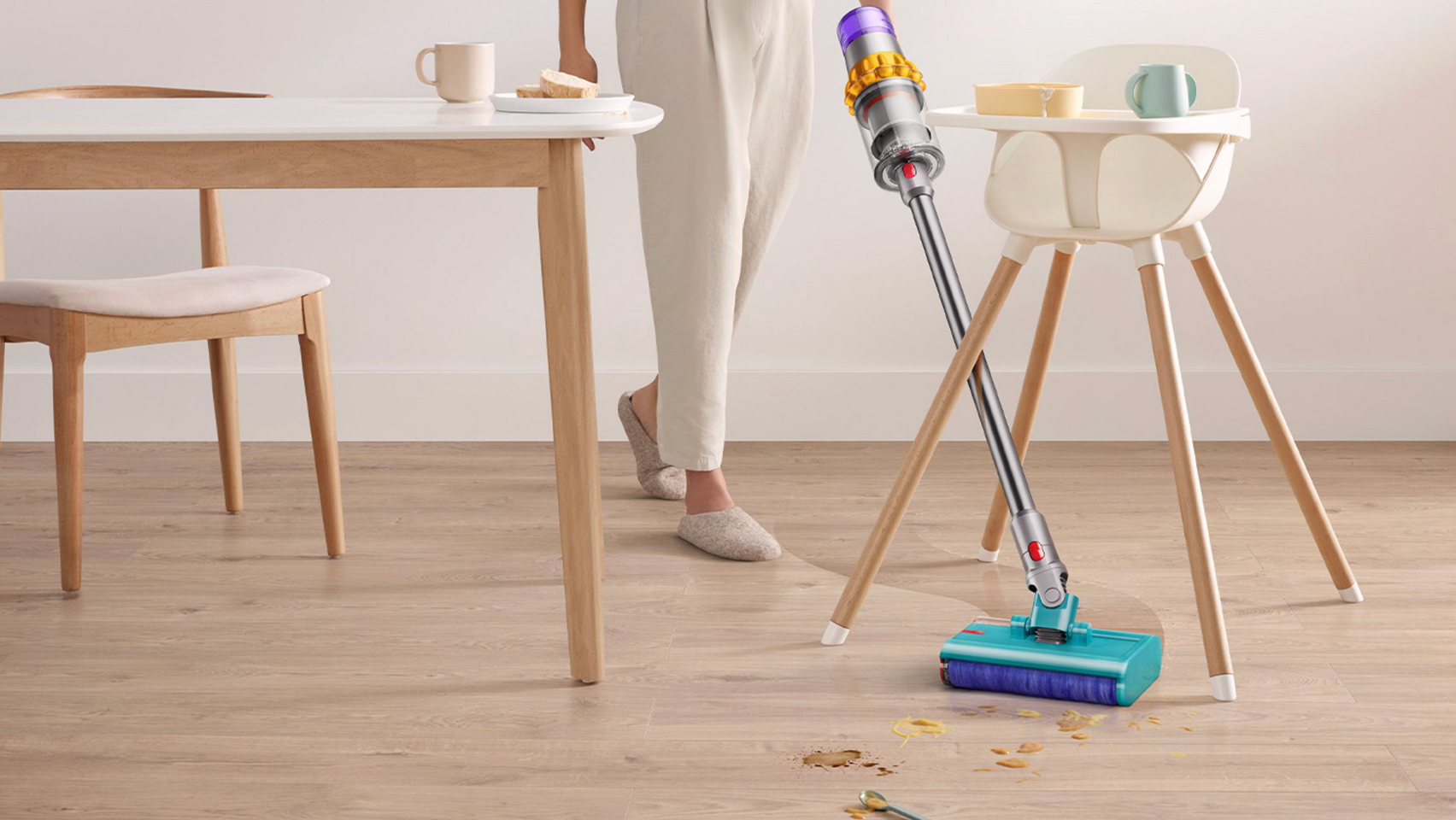 Aspiradora y Lavadora de Suelos Dyson V15s Detect Submarine™